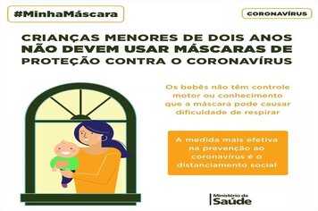 Foto - MATERIAL INFORMATIVO SOBRE CORONAVÍRUS - MINISTÉRIO DA SAÚDE